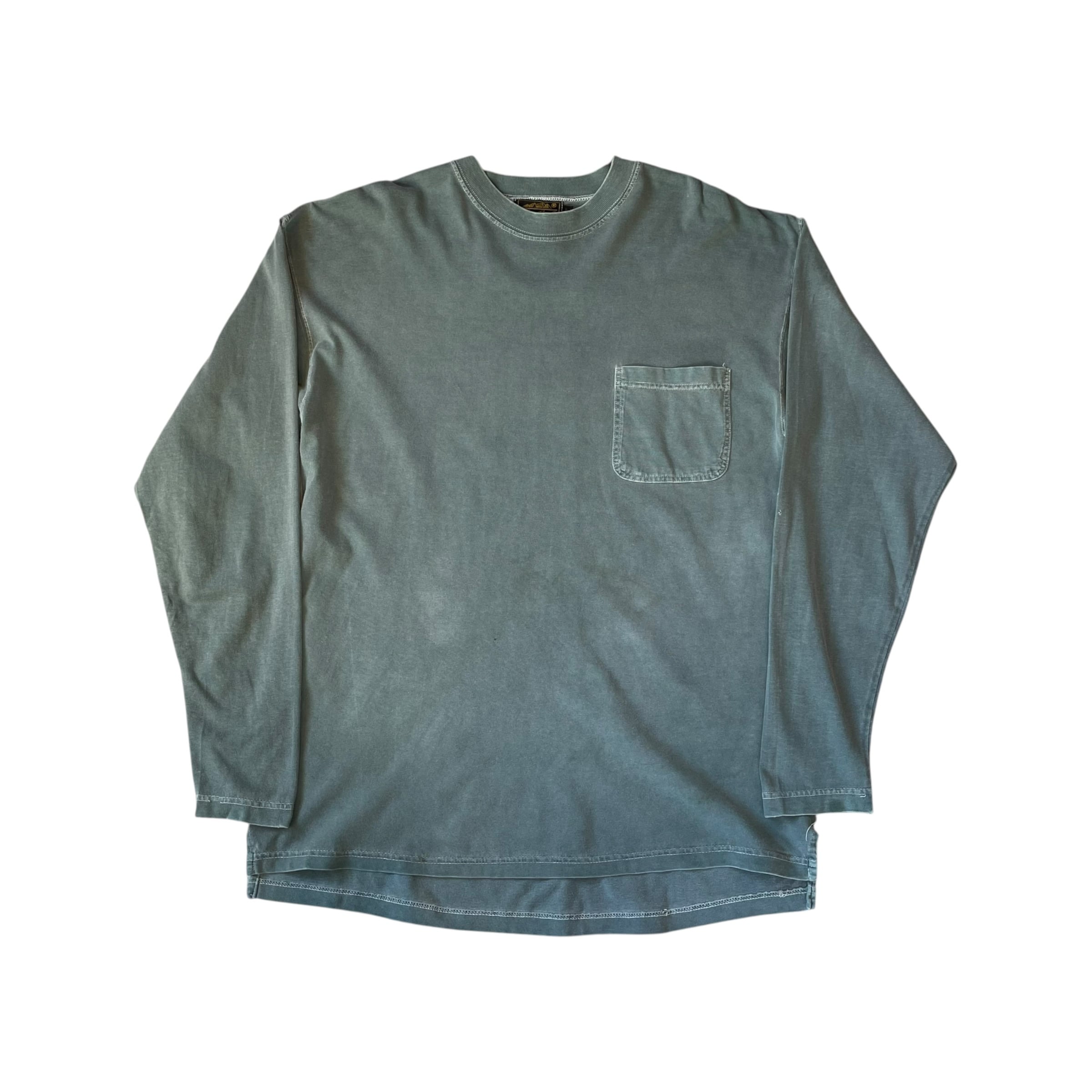 1990s Eddie Bauer Germent Dye Pocket L/S T-shirt