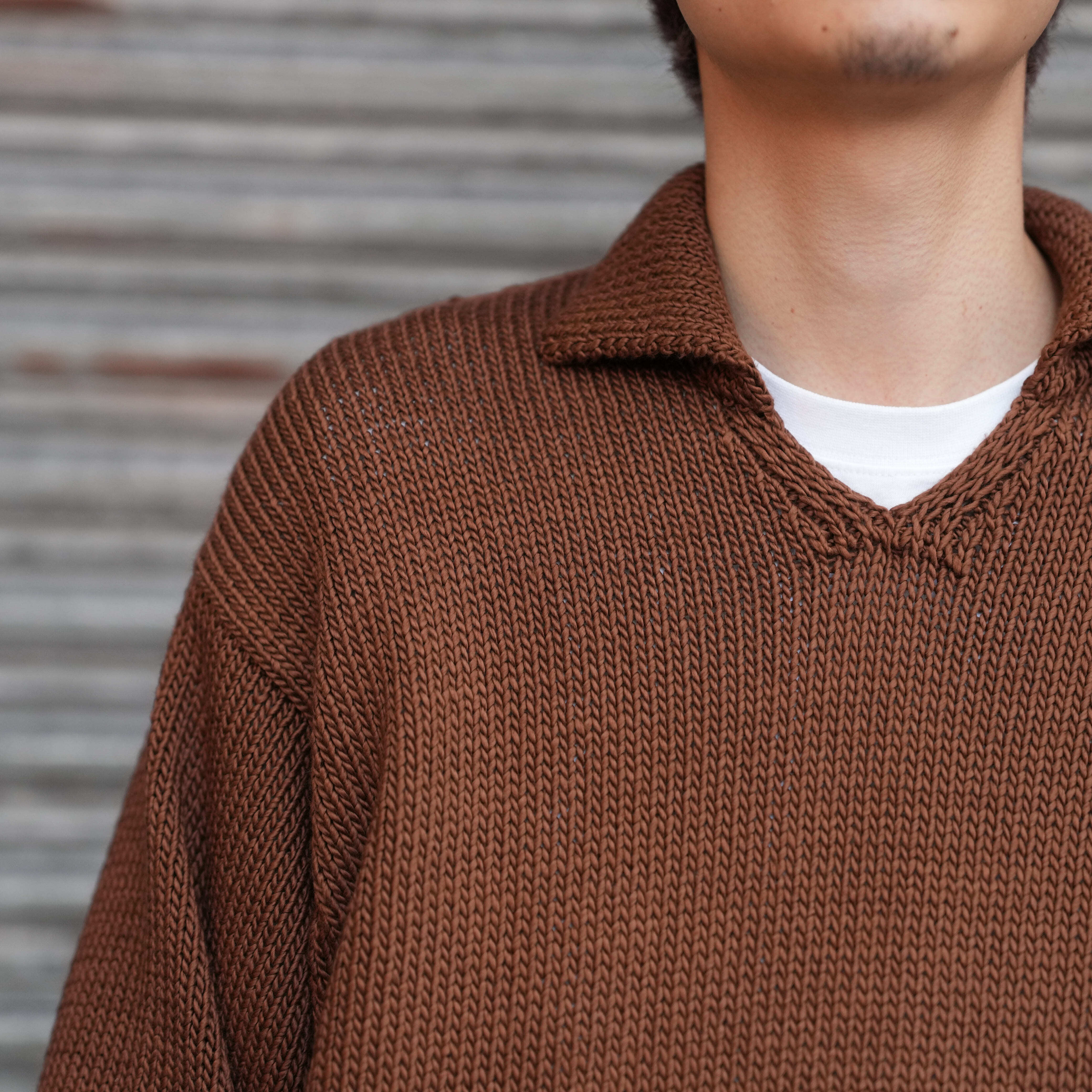 HERILL(へリル)25SS Linen/Cotton ribstitchC HERILL(へリル)25SS 