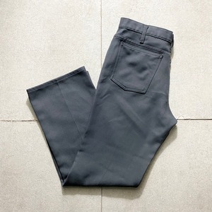 LEVI’S charcoal gray color polyester boots cut pants made in USA
