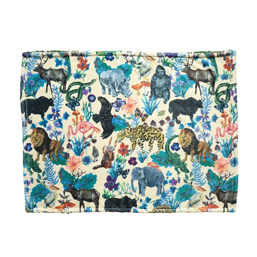 Nathalie Lete Boa Blanket Jungle