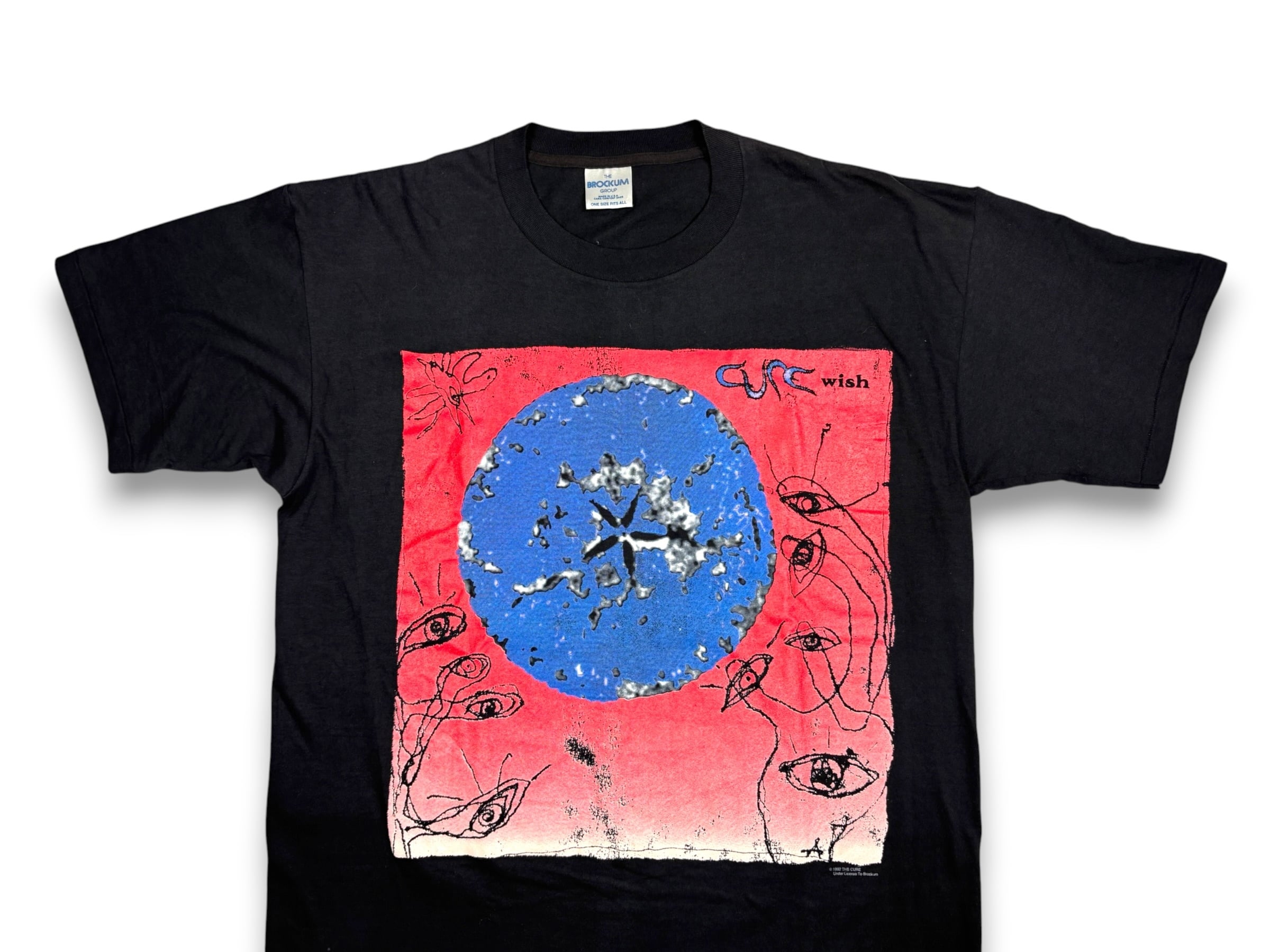 激レア USA製 92s THE CURE Wish Tシャツ BROCKUM 92s THE CURE WISH T-SHIRT BROCKUM made in USA | BLACK BOX STORE
