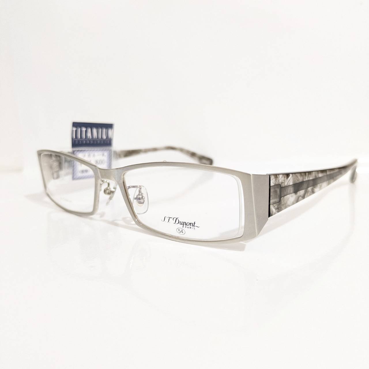 【S.T DUPOnt】スクエアナイロールフレーム マットシルバー