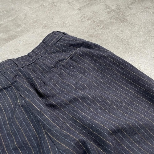 70s- YVES SAINT LAUREN TEOLAIRジッパー ストライプ 詳細写真16