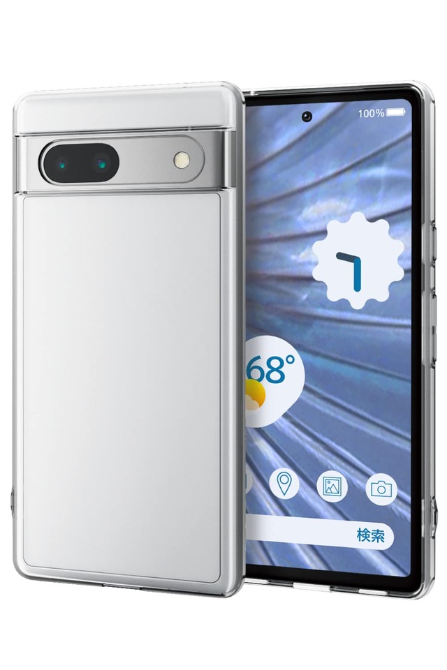 エレコム Google Pixel 7a ケース 透明 耐衝撃 ハイブリッド素材 ストラップホール付き [細部まで緻密にフィットする極み設計] クリア PM-P231HVCKCR