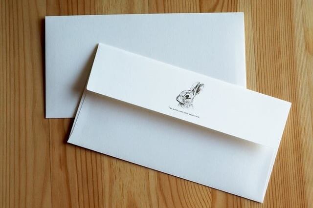 Lulu Store 大人可愛いうさぎさんの封筒 うさぎセレクトショップ森音