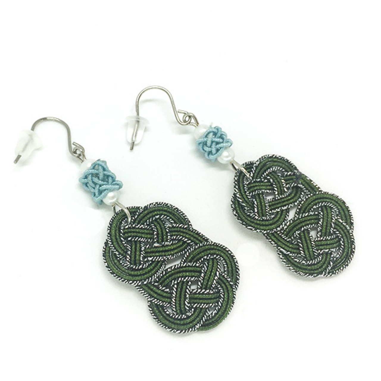 一度結ぶと簡単には解けない！？組み紐クラシカル ピアス＆イヤリング sl2_38_20200427pp01 sl2_38_20200427pe02