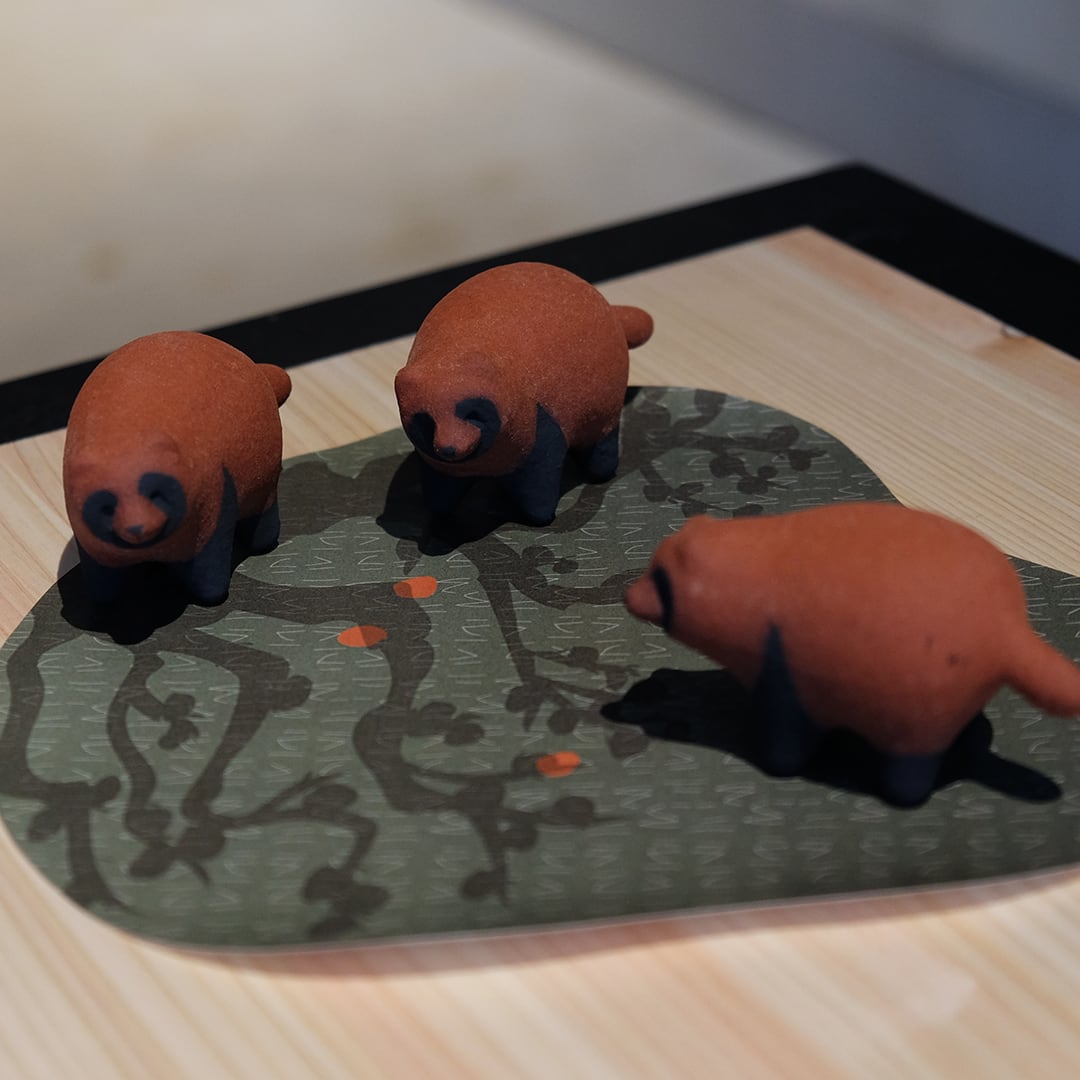 化け狸の置物（豆狸）［カイトアヤキ KAITO AYAKI］ | doors yamazoe