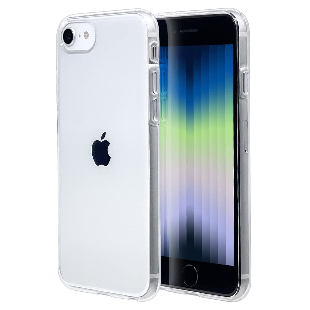 ラスタバナナ iPhone SE3 SE2 8 7 6s 共用 ケース カバー ソフトケース TPU クリア 透明 1.2mm 衝撃吸収 アイフォンse 第3世代 第2世代 スマホケース 6845IP247TP