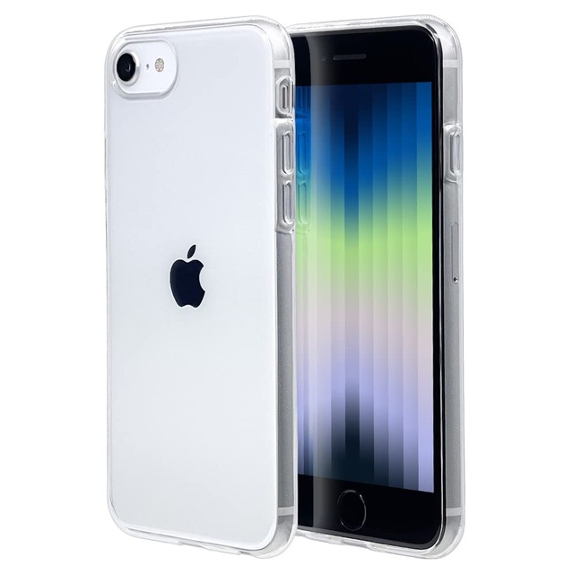 ラスタバナナ iPhone SE3 SE2 8 7 6s 共用 ケース カバー ソフトケース TPU クリア 透明 1.2mm 衝撃吸収 アイフォンse 第3世代 第2世代 スマホケース 6845IP247TP