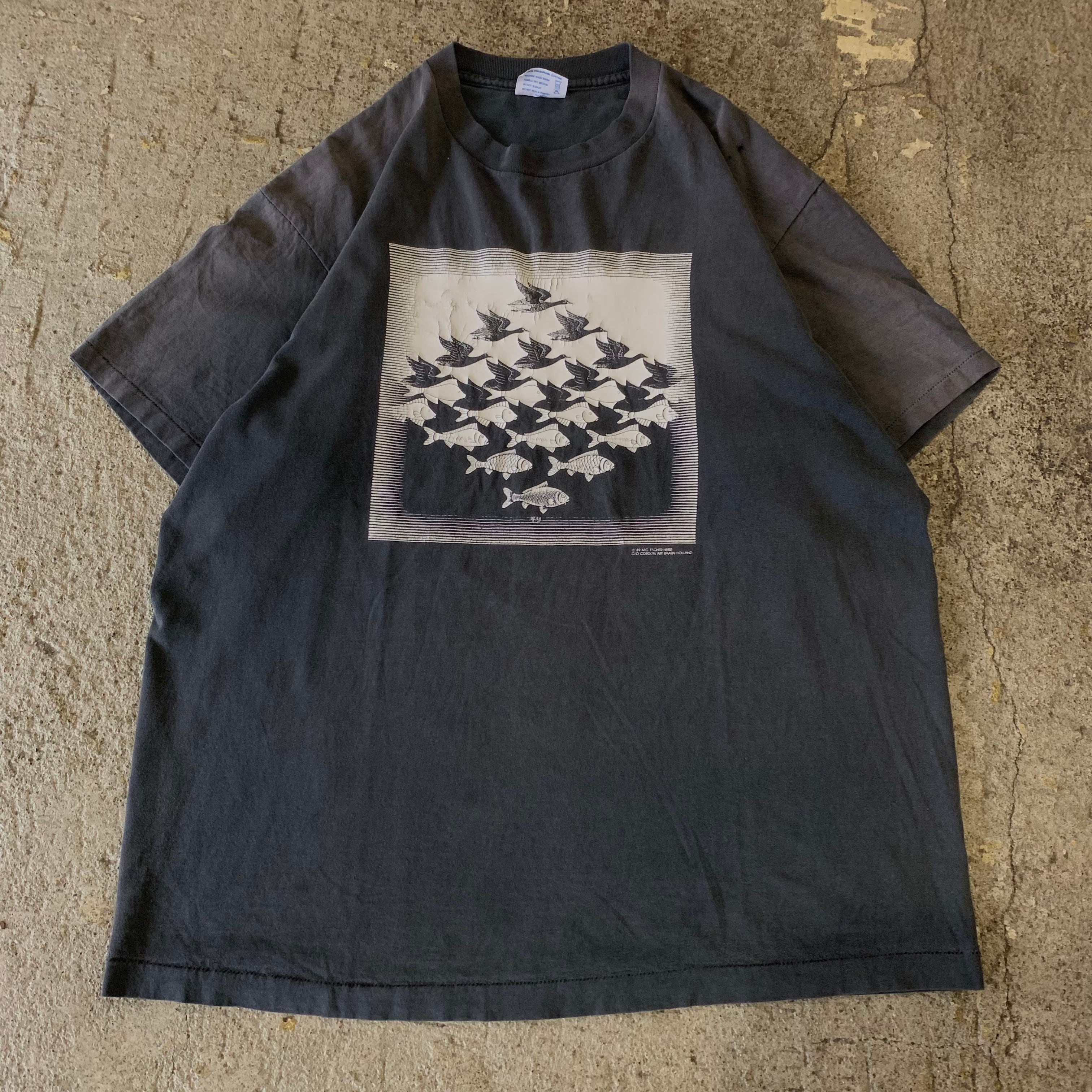 90s M.C.ESCHER T-shirt