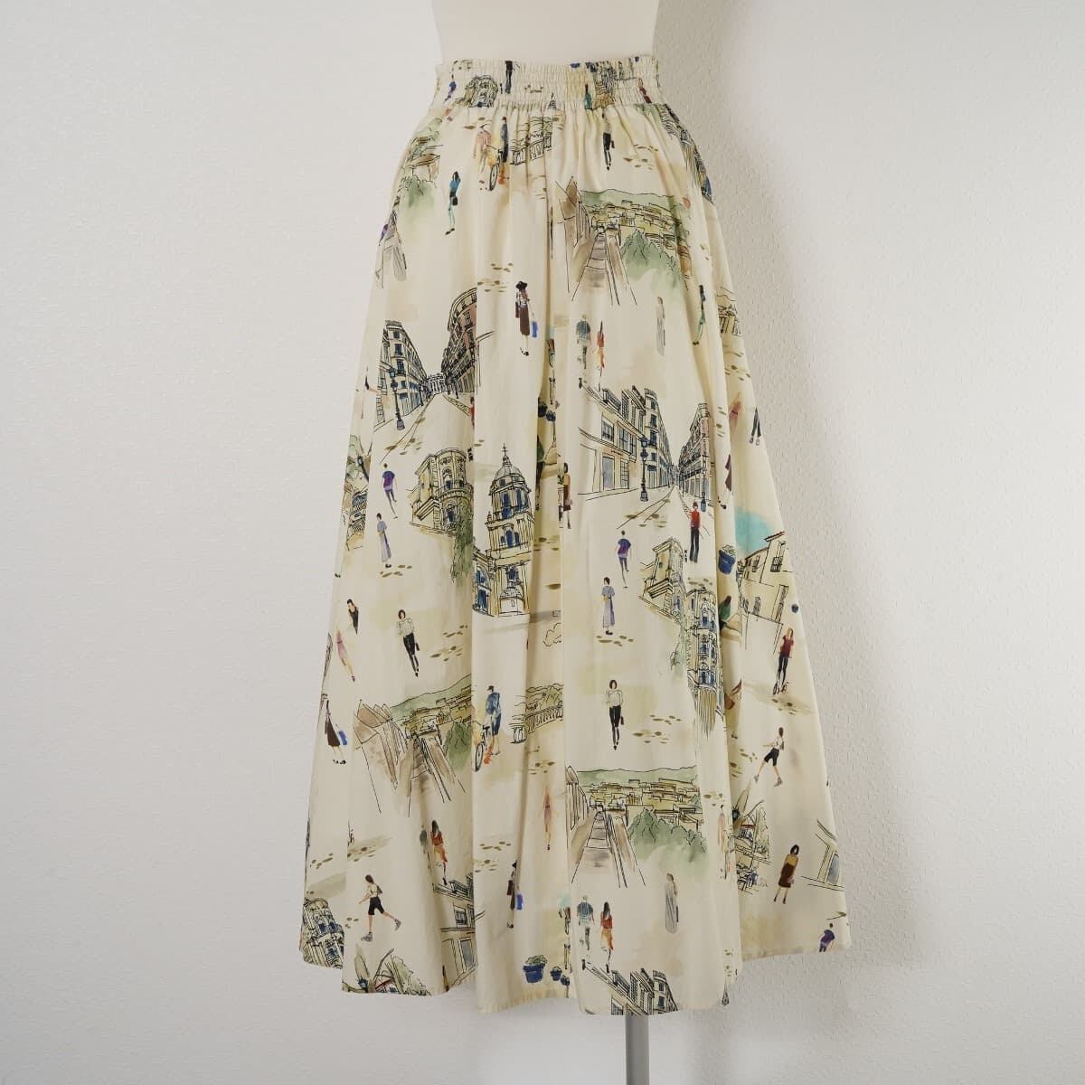 Ameri VINTAGE - 【即完売】MEDI MALAGA PLENTIFUL FLARED SKIRTの+