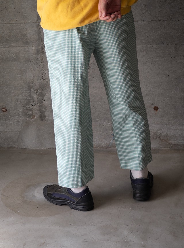 "Draper's & Damon's" 1980s Gingham easy pants