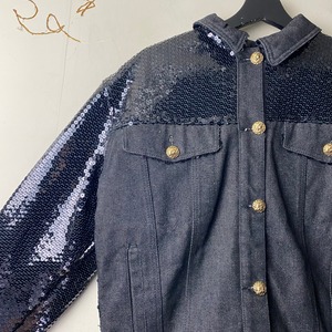 vintage KRIZIA JEANS decorative denim jacket