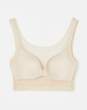 NICENICE MOMENT / Mesh Bra Tank Mesh Beige