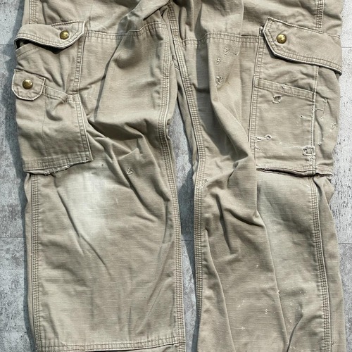 ブラウン カーゴパンツ カーハートパンツ Carhartt w31 詳細写真4