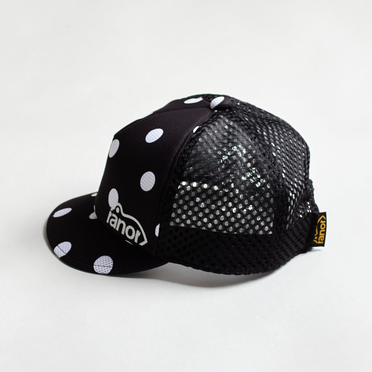ranor 限定cap ranor（ラナー）PATTERN MESH CAP - DOT WHITE ドットメッシュキャップ