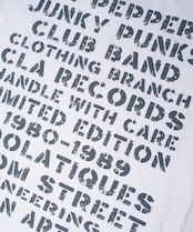 COOLAメッセージプリントルーズロングスリーブTシャツ (WHITE) CQ-47010