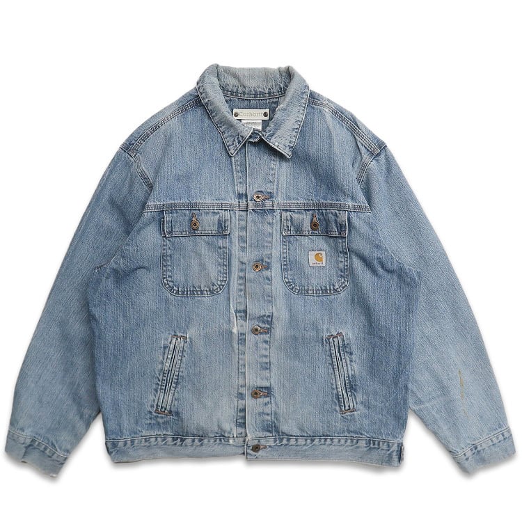 古着 カーハート Carhartt デニムジャケット ジージャン 表記：XL