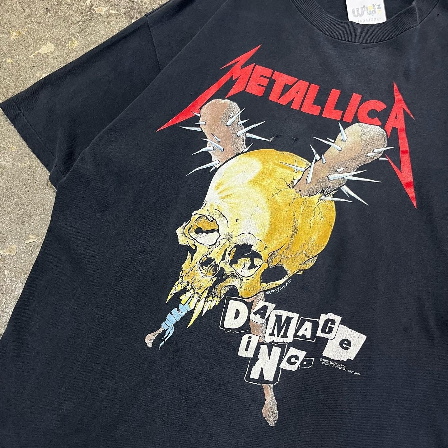 80s METALLICA Damage Inc.Tour Tシャツ XL