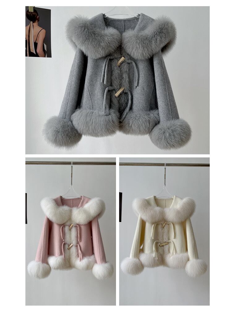 グレー】襟 ファー コート アウター ジャケット | LOVEYsmileSHOP グレー】襟 ファー コート アウター ジャケット | LOVEYsmileSHOP
