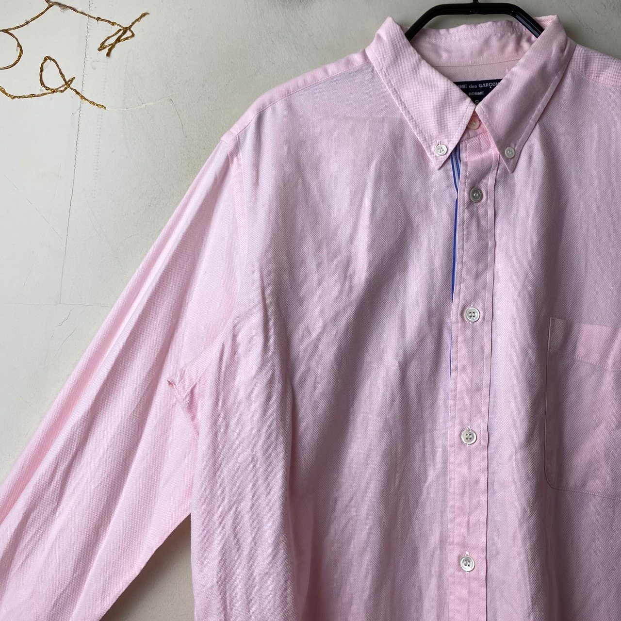 2011SS COMME des GARCONS HOMME stripe switching B.D.shirt