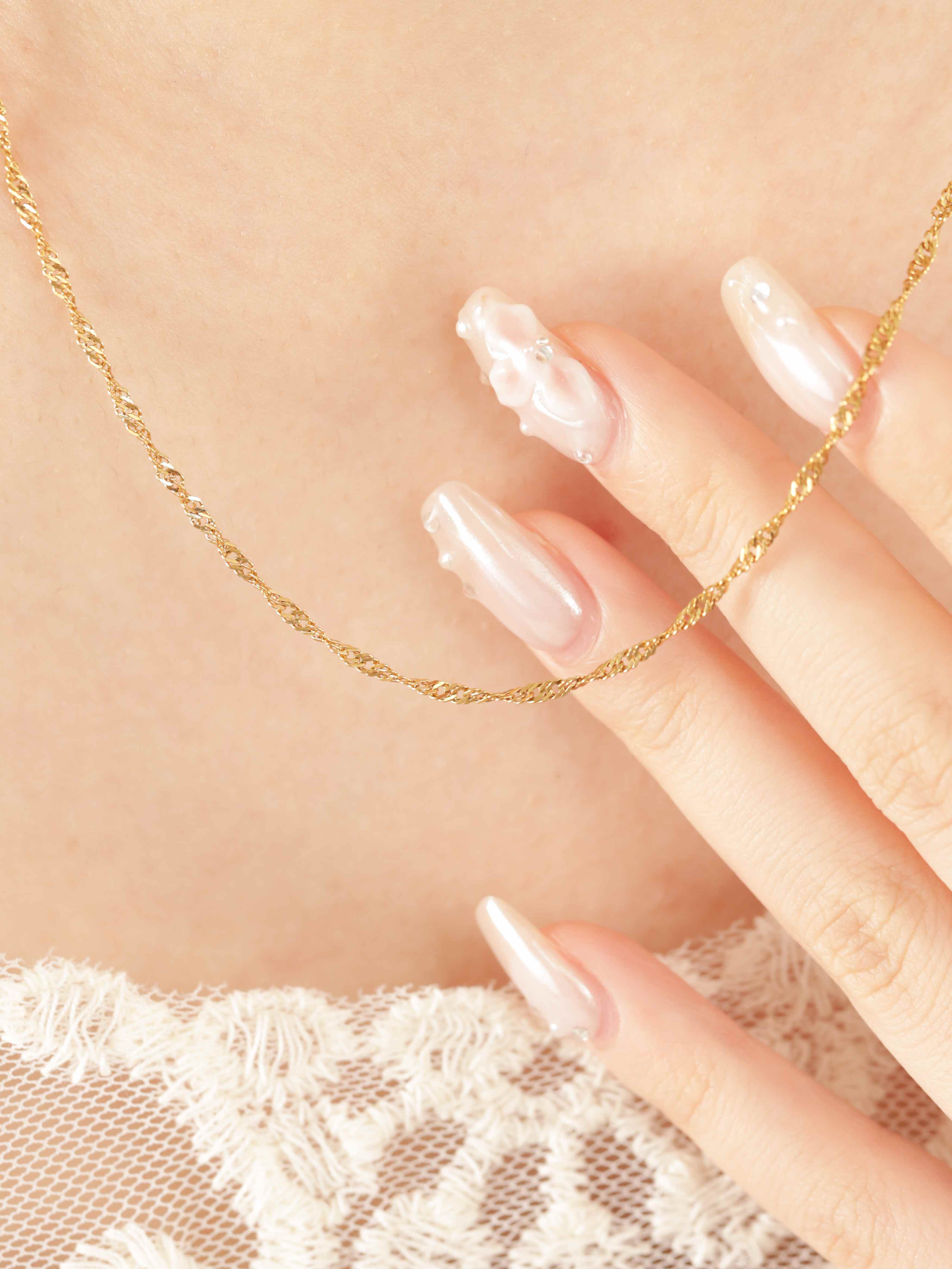 316L screw necklace #n38