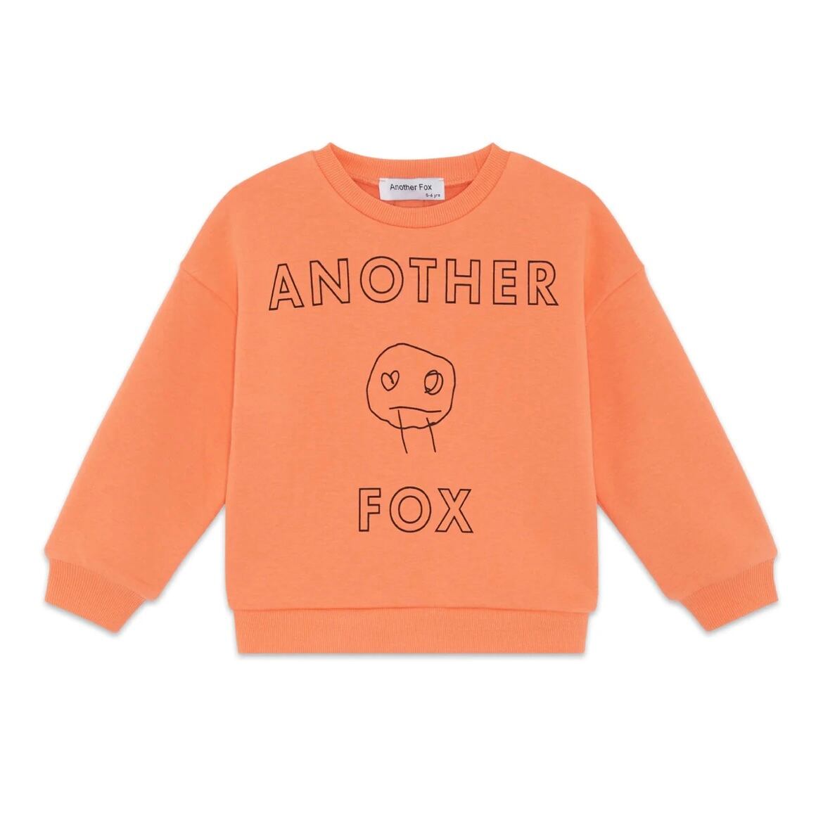 Another Fox ORANGE FACE SWEATSHIRT | bonbellespoir