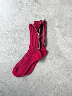 FAKUI / zipper wool socks  FK-173