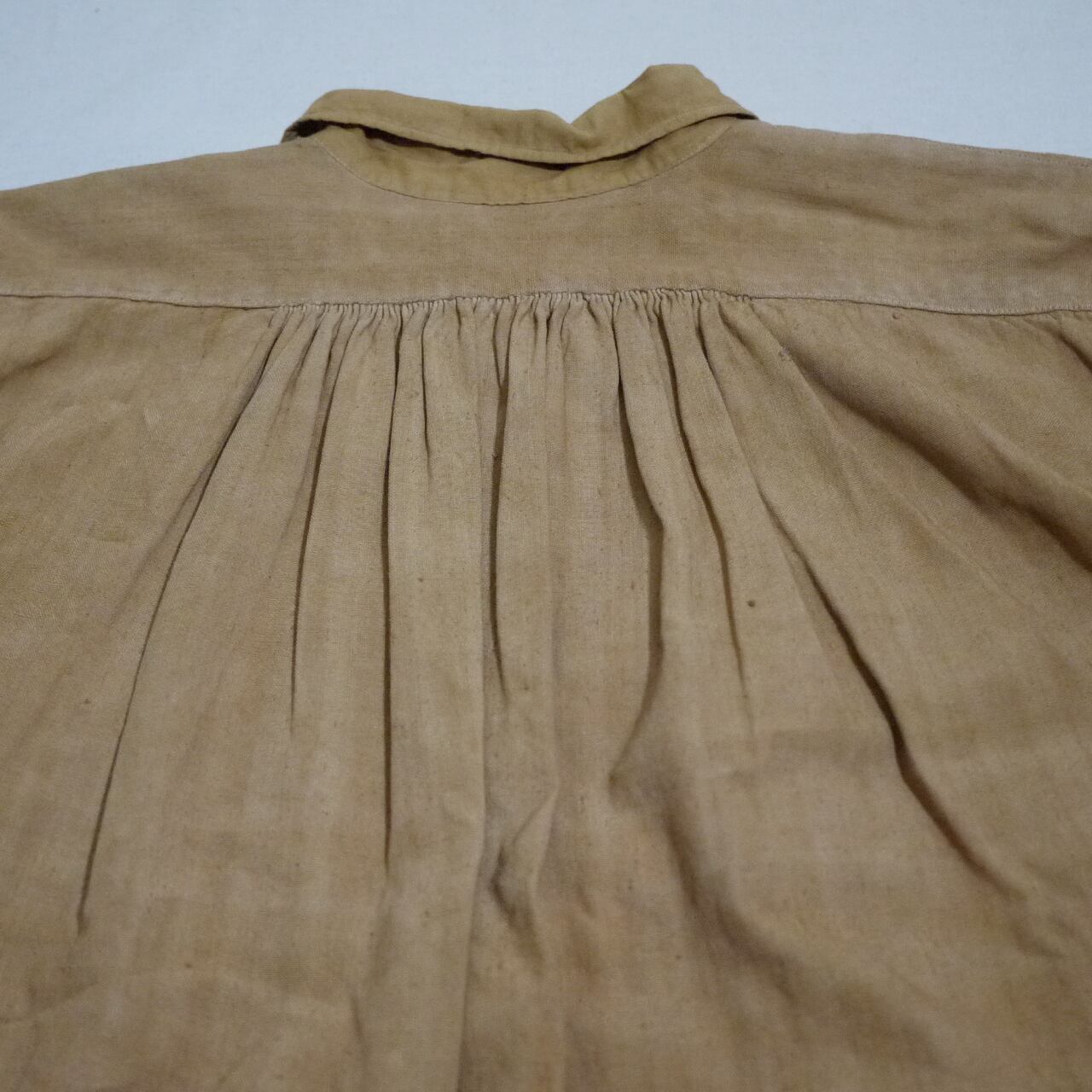 Remake~'s French linen smock "Over Dyed"   HOLIDAY WORKS