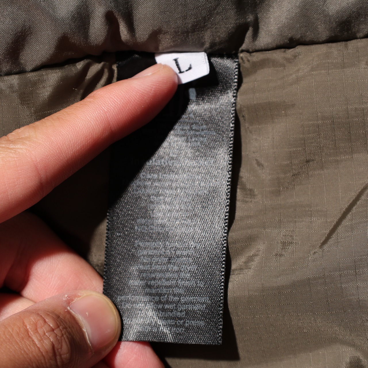 Deadstock L PCU Level7 Type1 ORC デビルタグ Primaloft