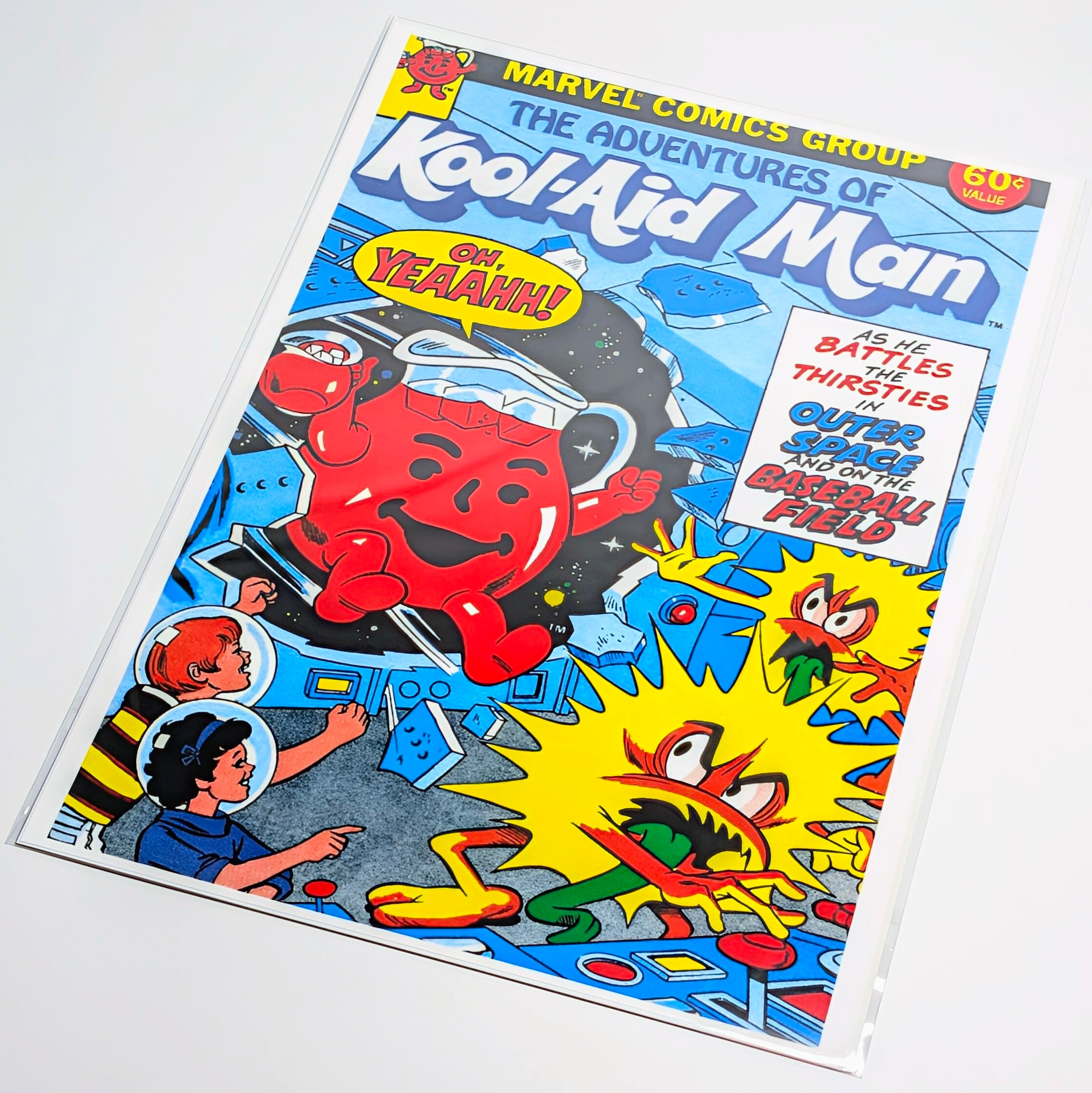 ♫ちょうどいいB4ポスター♫【 Kool-Aid Man ( クールエイドマン ) 】〚アメリカン雑貨 アメトイ〛