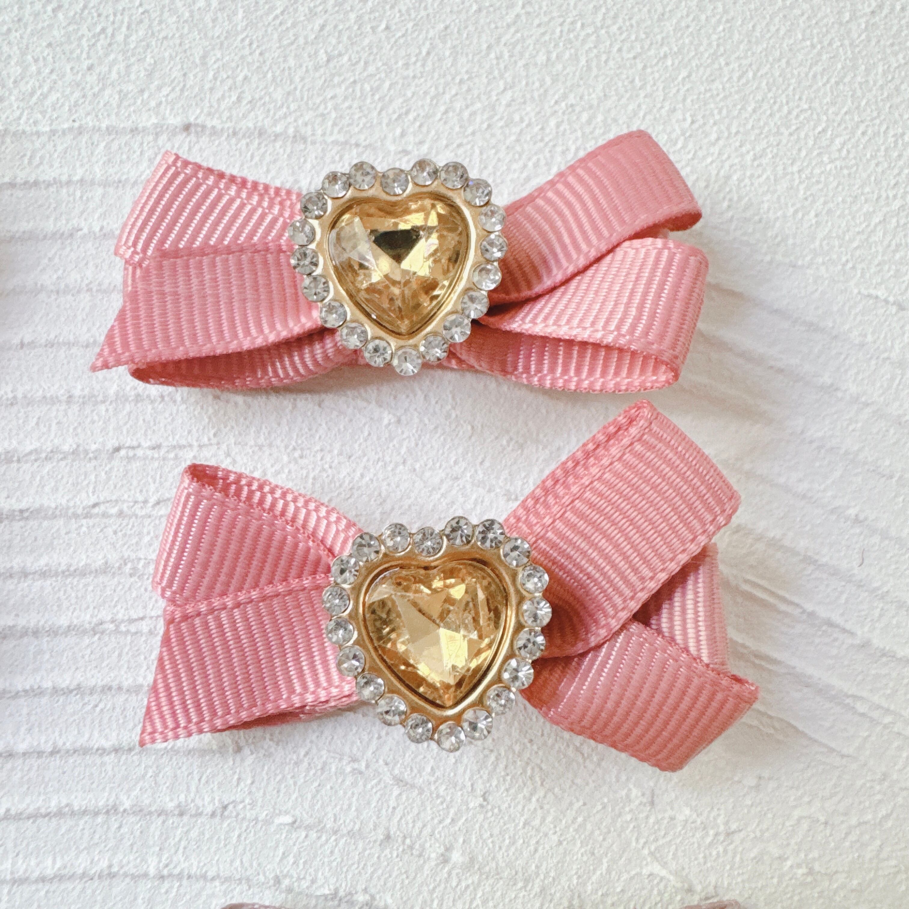 キラキラハートおリボンパッチン