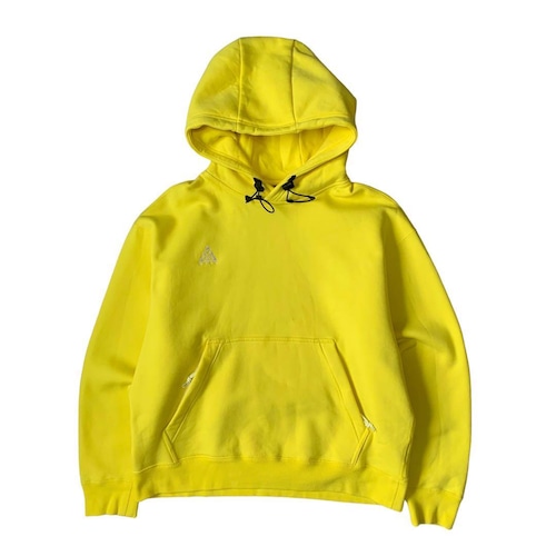 “00s Nike ACG” yellow hoodie