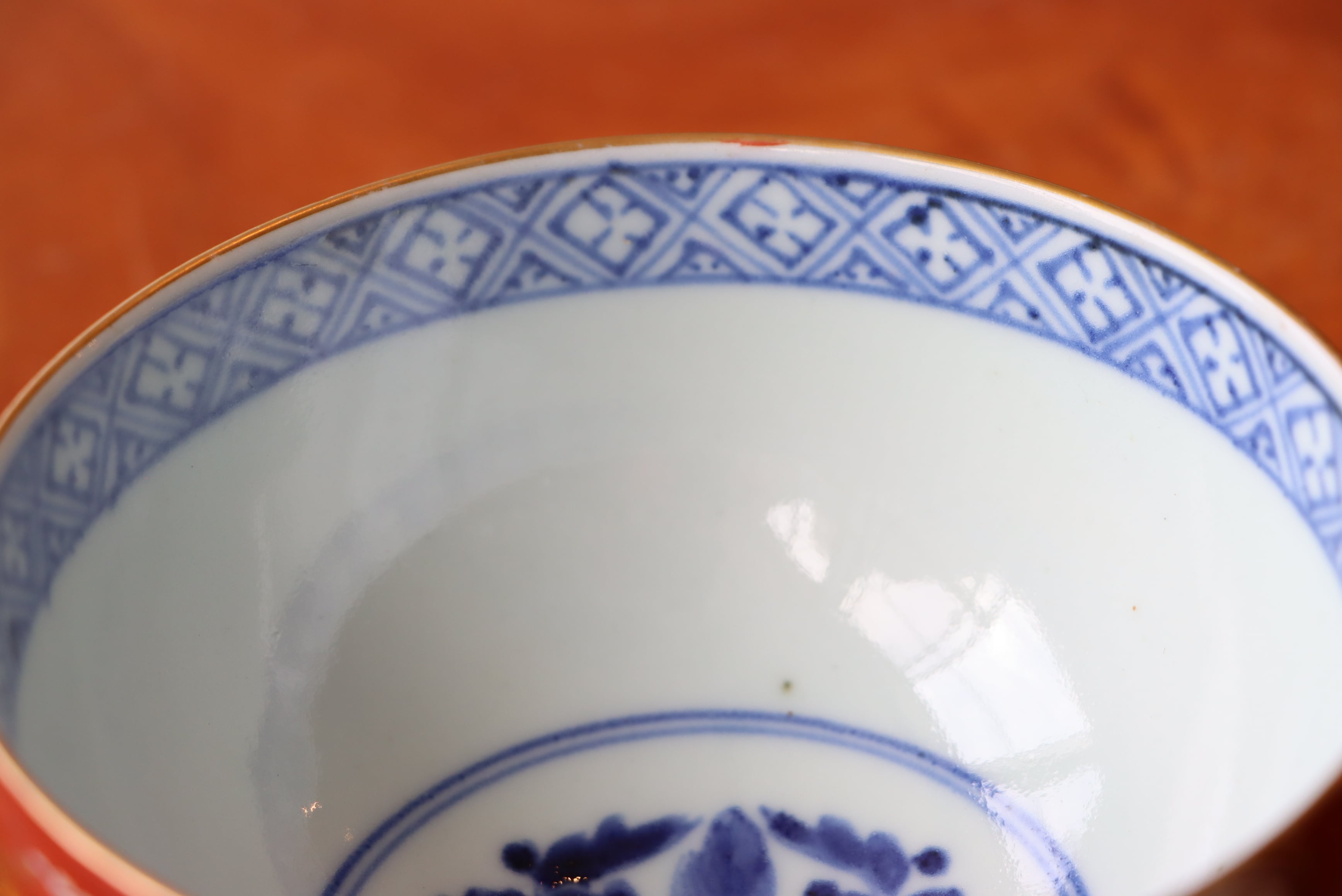 蓋茶碗 古伊万里 色絵 花兎文 | (有)新原美術 蓋茶碗 古伊万里 色絵 花兎文 | (有)新原美術
