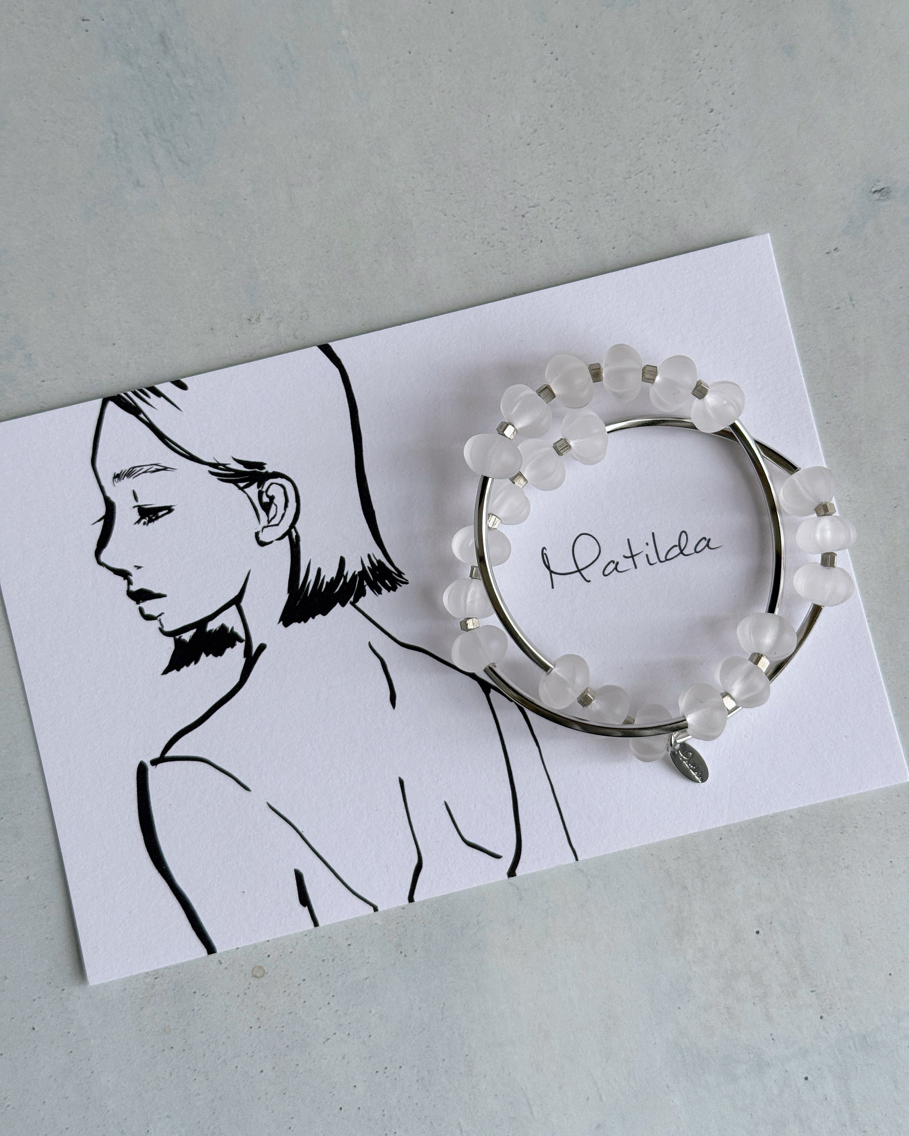 layered bracelet(クォーツ・シルバー)