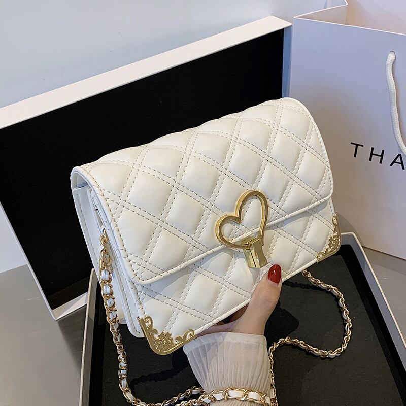 Lingge刺繍糸小さなバッグハンドバッグ2020人気の新しい新しい流行のファッションチェーンショルダーメッセンジャーバッグネット赤小さな正方形のバッグ Tiancai_Wing_Bag2337402