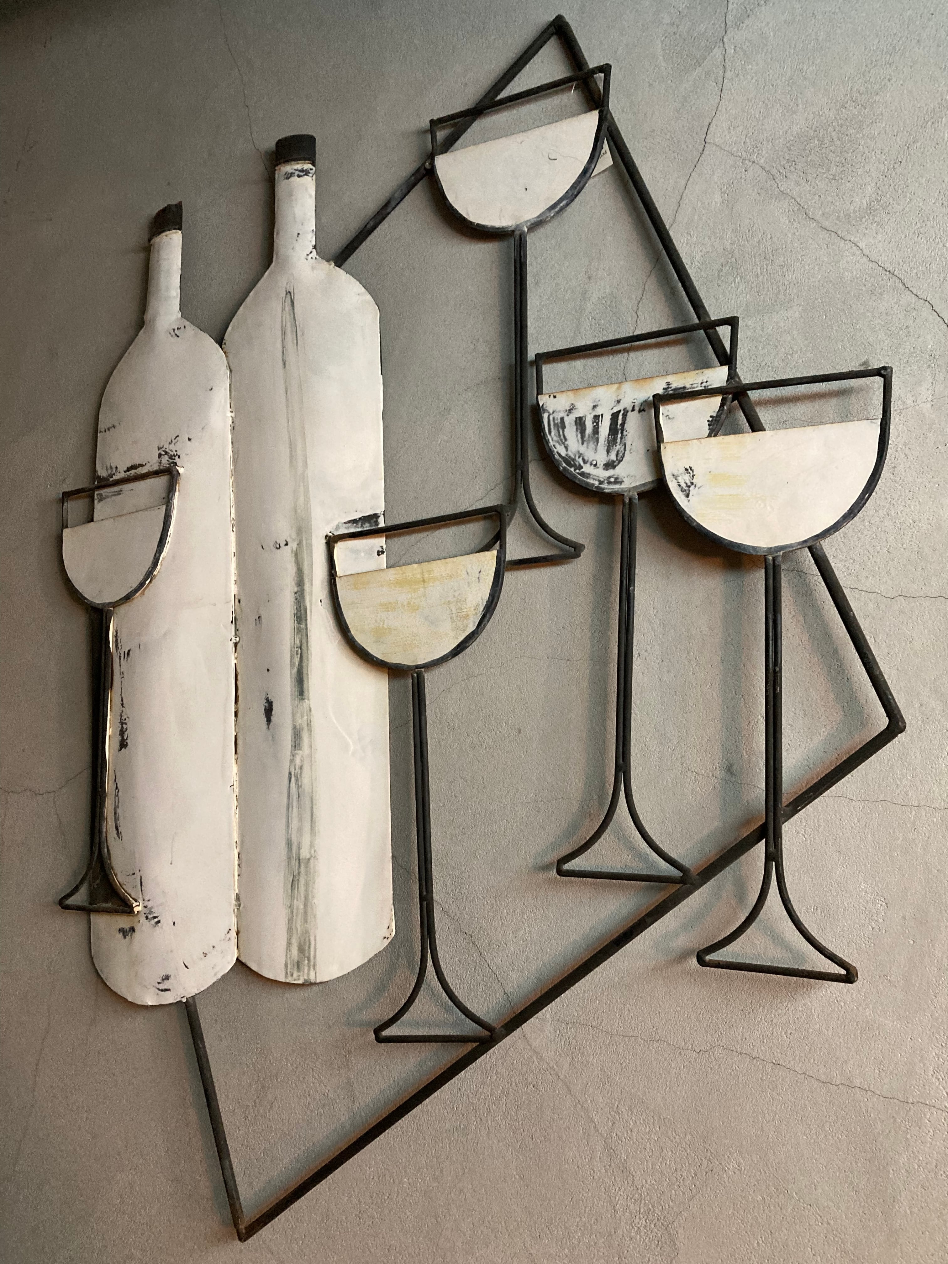 MID CENTURY WALL DECOR  (beady antiques)