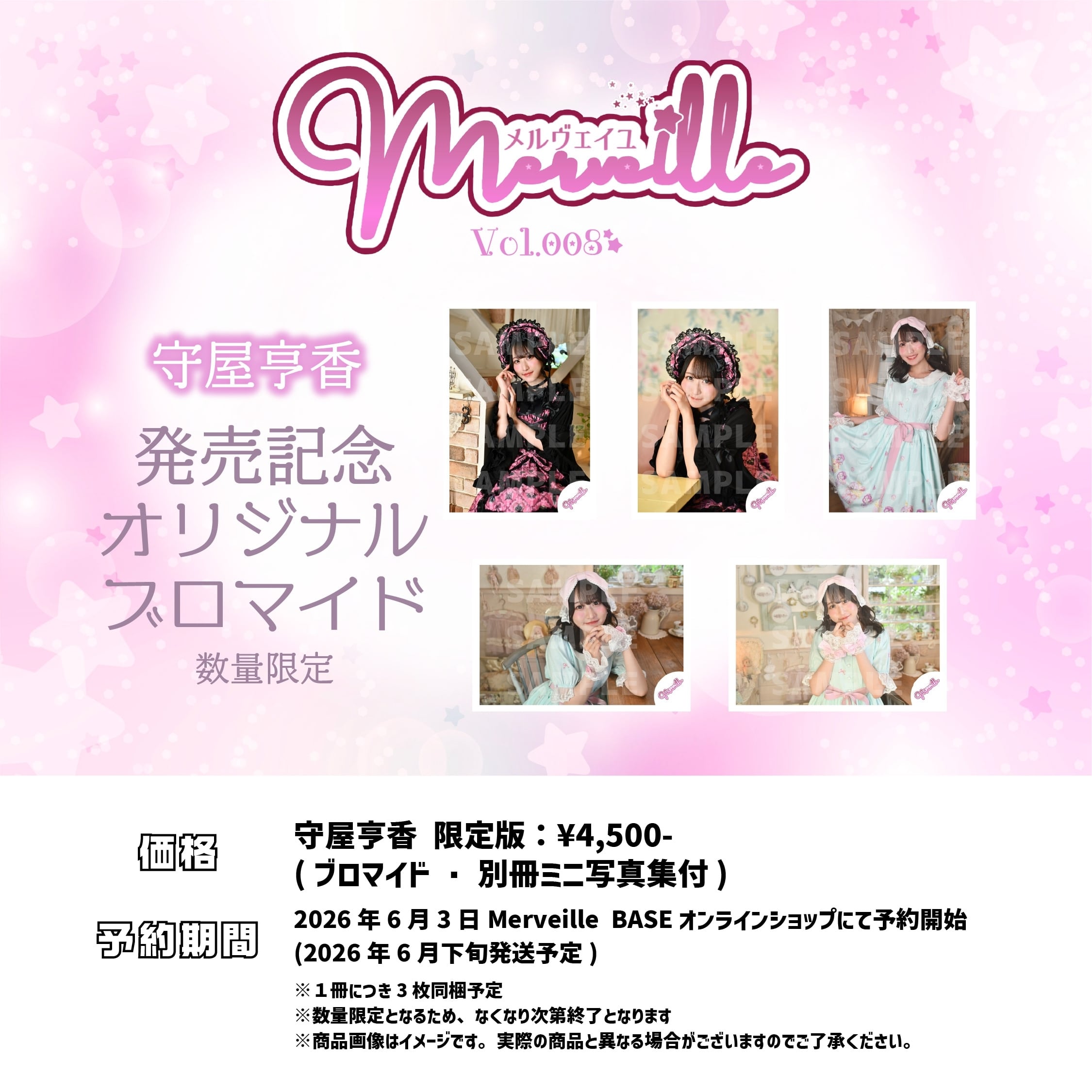 Merveille vol.008守屋亨香様ブロマイドセット | merveille