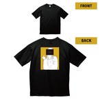 #ファックザコロナ BACK PRINT ビッグシルエットTシャツ ブラック