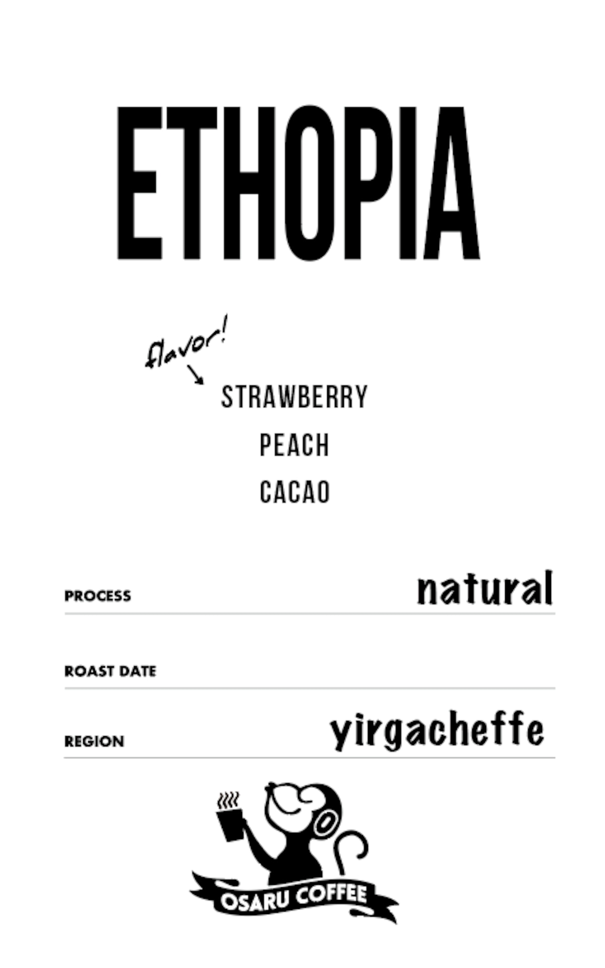 Ethiopia wote kong natural