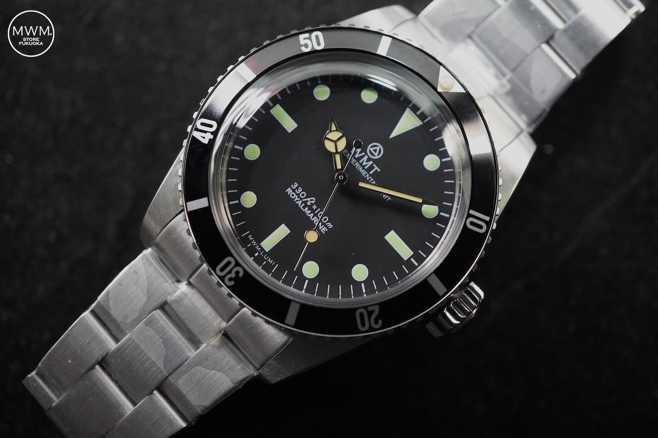 WMT Sea Diver Green Lume with Bracelet by MWM