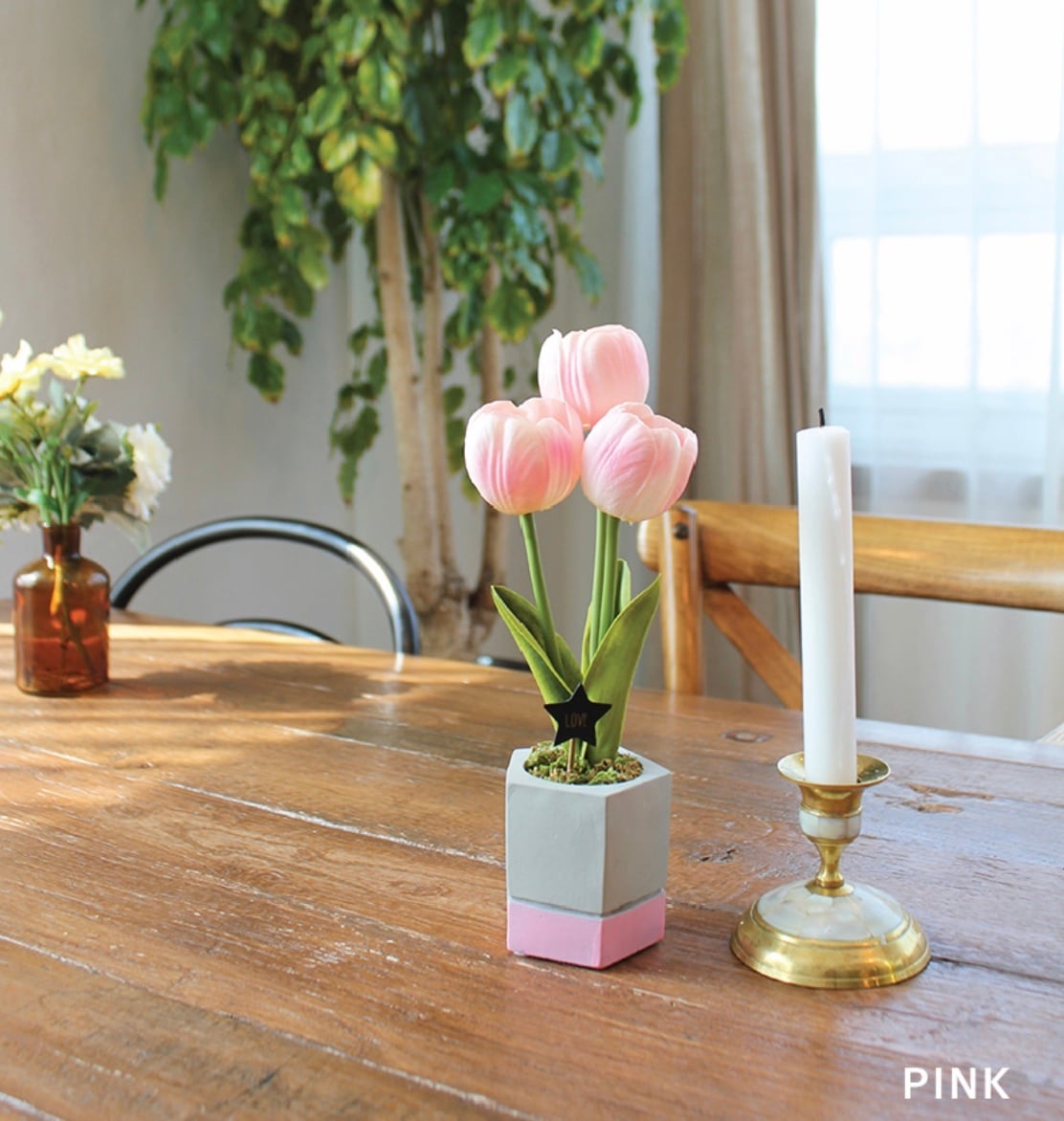 cutie tulip pot mood light 3colors / チューリップ フラワー ライト