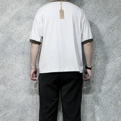 custom short length SLACKER print tee