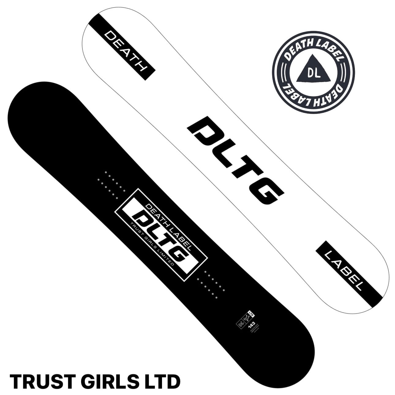 23-24 DEATHLABEL TRUST GIRLS LTD スノーボード デスレーベル 板 日本