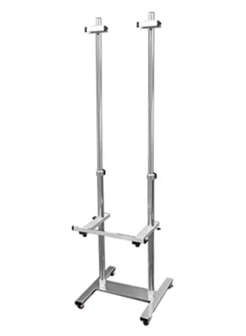 PAパネルスタンド15TWKG-B 片面 ゴム輪キャスター付