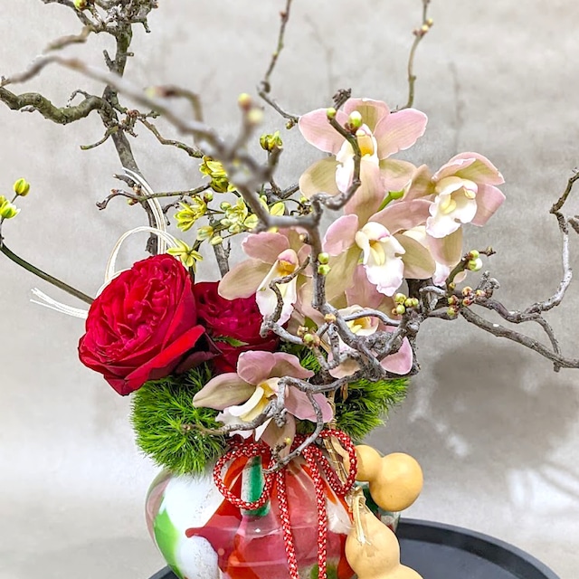 Bouquet & Vase　瓢箪  －ひょうたん－