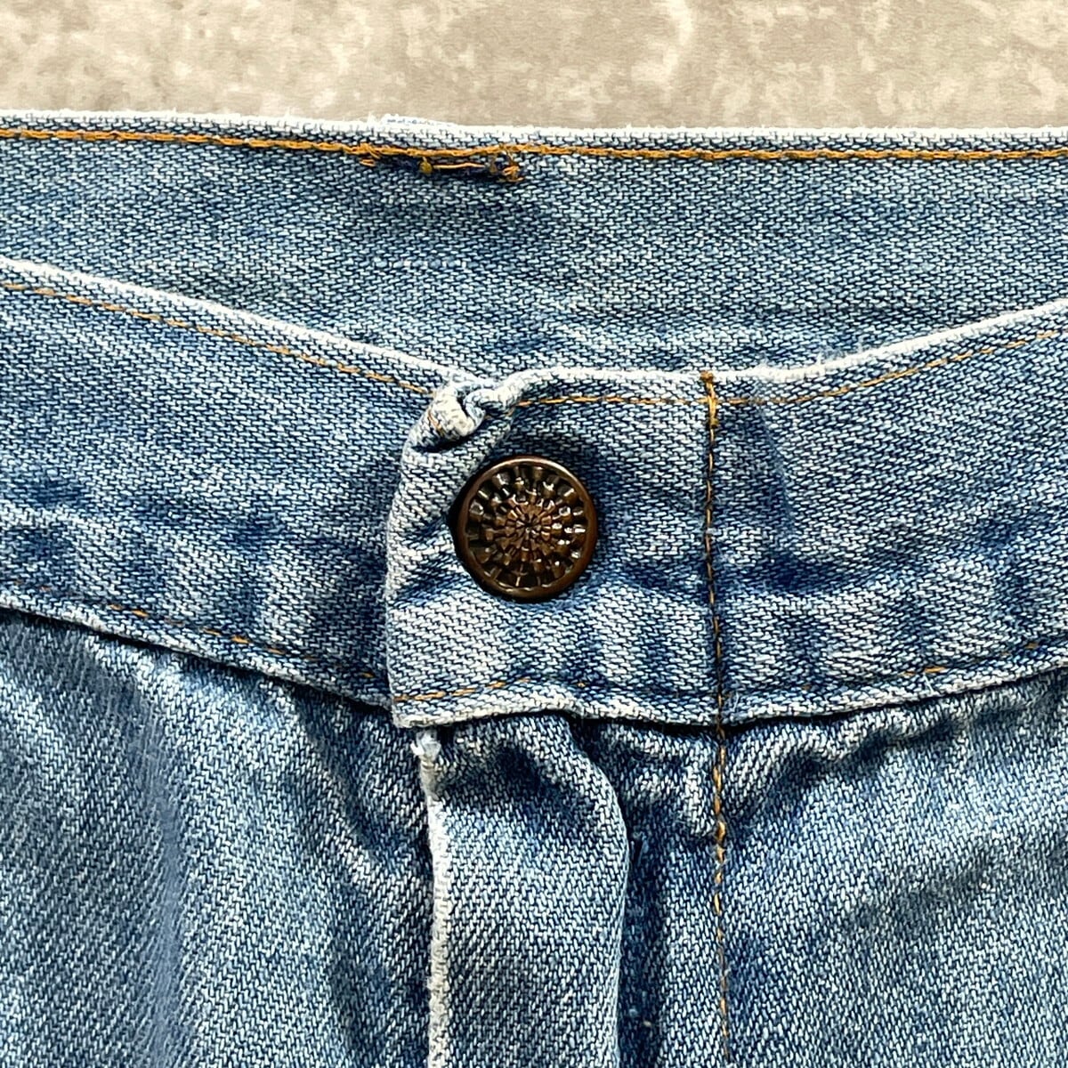 70年代 ストアブランド ワイドデニムカーゴパンツ メンズW31相当 古着