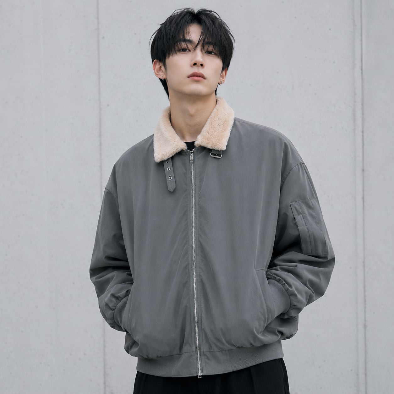 Lamb like Velvet Jacket 0010