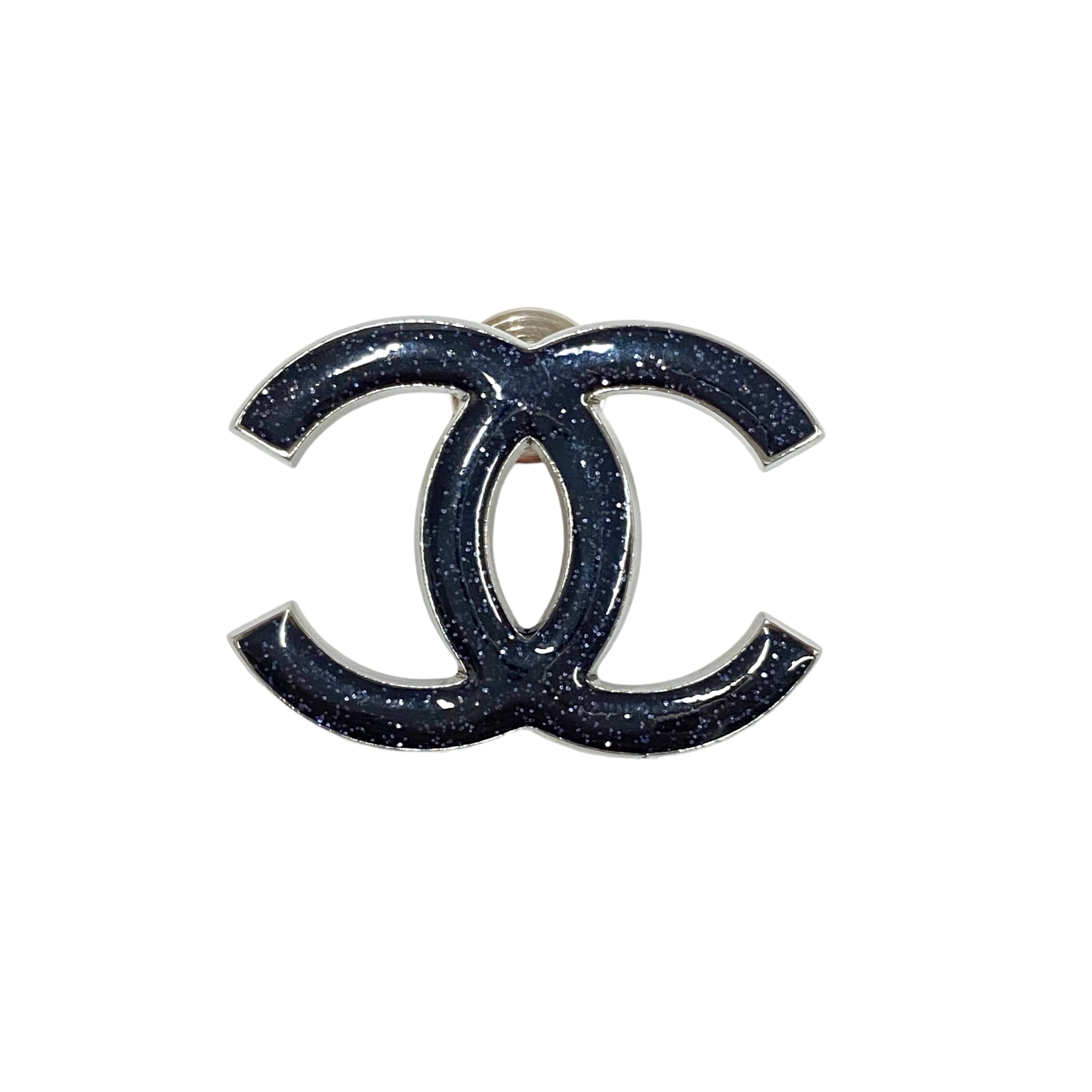 新品未使用!CHANEL ccマーク ラムスキン×チェーンブローチ ココマーク