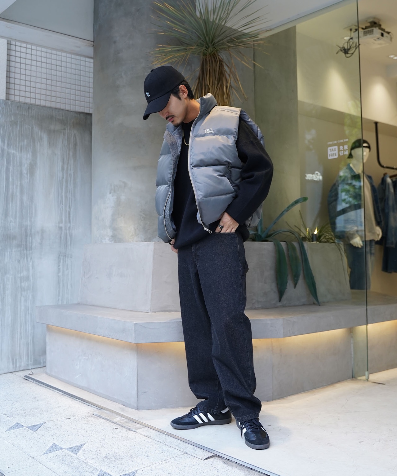 【#Re:room】NYRON SWITCHING PAINTER WIDE DENIM［REP231］